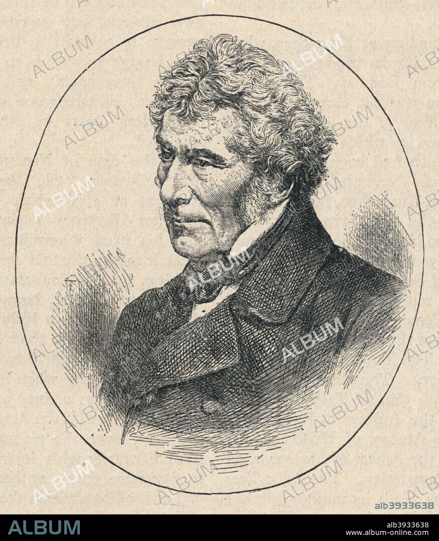 'Lord Ellenborough', 1902. Edward Law, (1790-1871), 1st Earl of Ellenborough, British Tory politician. From Battles of the Nineteenth Century, Vol. II. [Cassell and Company, Limited, London, Paris, New York & Melbourne, 1902].