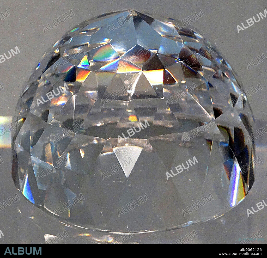 The Orloff Diamond (sometimes spelt Orlov) is a large diamond that is part of the collection of the Diamond Fund of the Moscow Kremlin. Its origin described as having the shape and proportions of half a chicken's egg. Dated 2014.