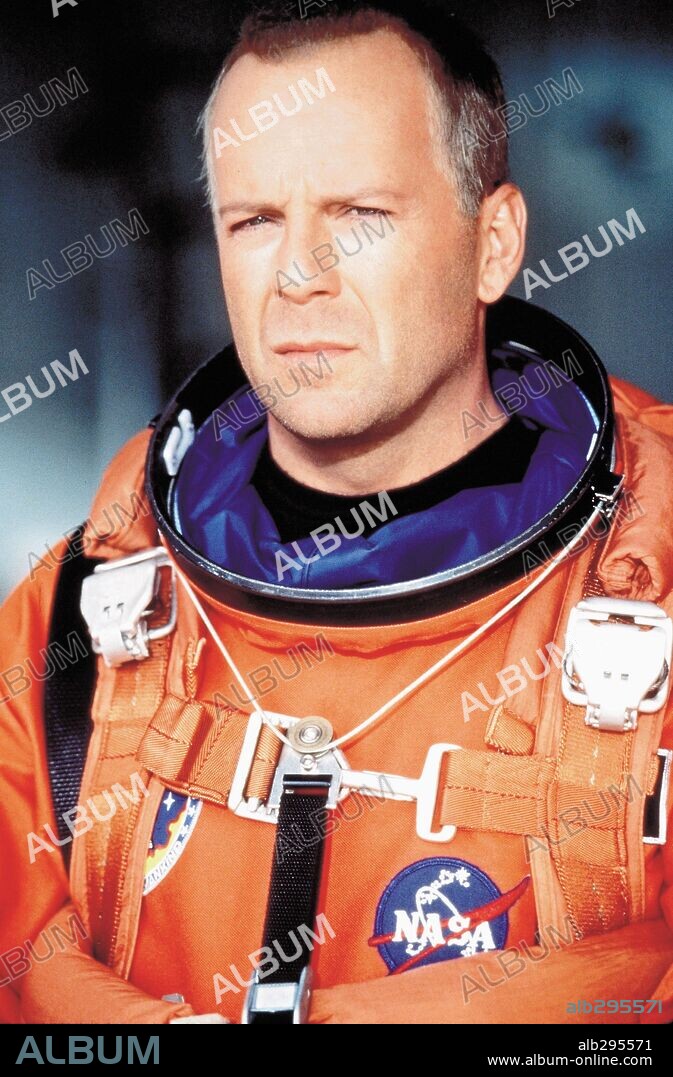BRUCE WILLIS in ARMAGEDDON, 1998, unter der Regie von MICHAEL BAY. Copyright TOUCHSTONE PICTURES.