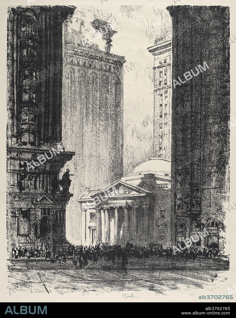 JOSEPH PENNELL. The Girard Trust Company. Dated: 1912. Medium: lithograph.