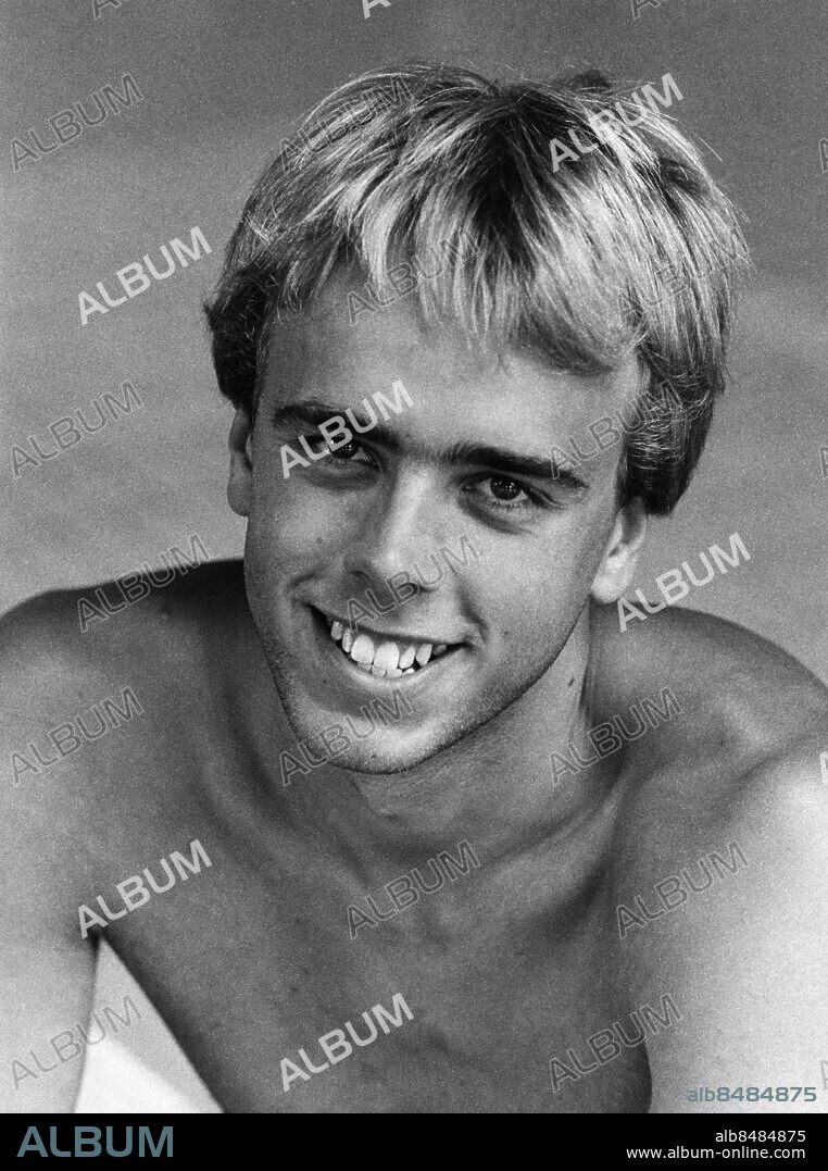 ARKIV 1984-07-17. Richard Milton, simmare som deltog i försöken på 4 x 100 m frisim i två Olympiska spel, Los Angeles 1984, där Sverige vann brons, och Seoul 1988.. Foto: Rolf Hamilton / Pressens Bild / TT / Kod: 1006.