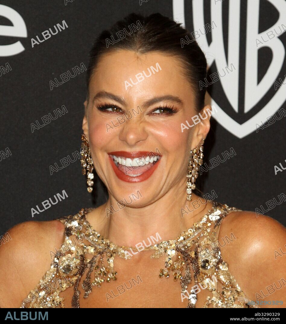 January 8, 2017 - Los Angeles, CA, United States - 8 January 2017 - Los Angeles, California - Sofia Vergara. InStyle & Warner Bros. Pictures Golden Globes After Party 2017 held at the Beverly Hilton Hotel. Photo Credit: AdMedia. 08/01/2017