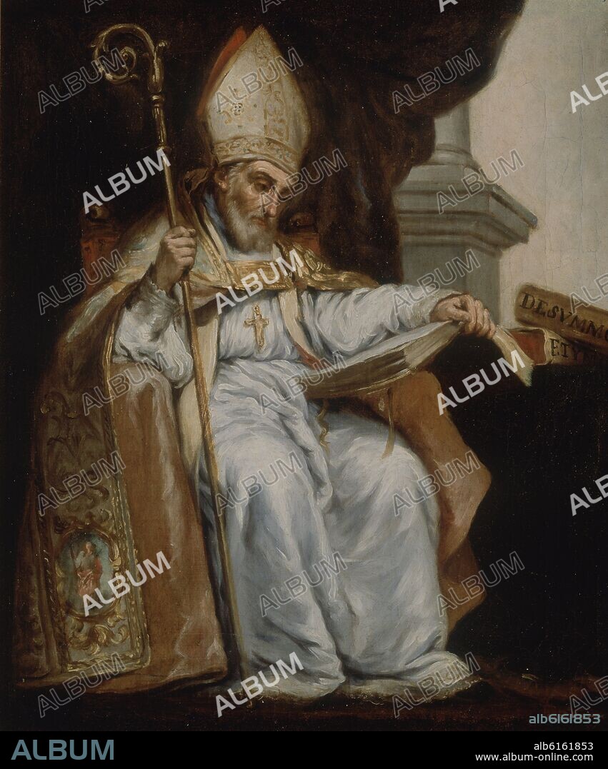 BARTOLOME MURILLO (1618-1682). 'Saint Isidore', 1767-1800, Oil on canvas, 45 x 38 cm, CE0187.