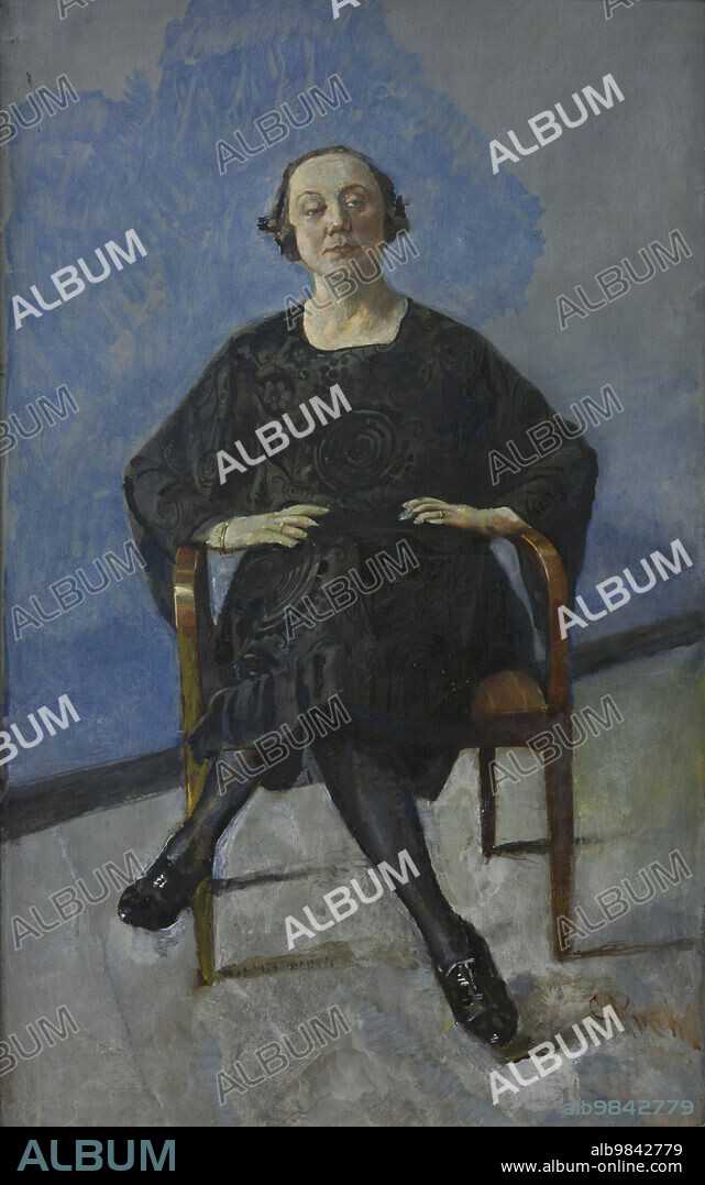 CHRISTIAN KROHG. Naima Wifstrand, the Actress, 1922.
