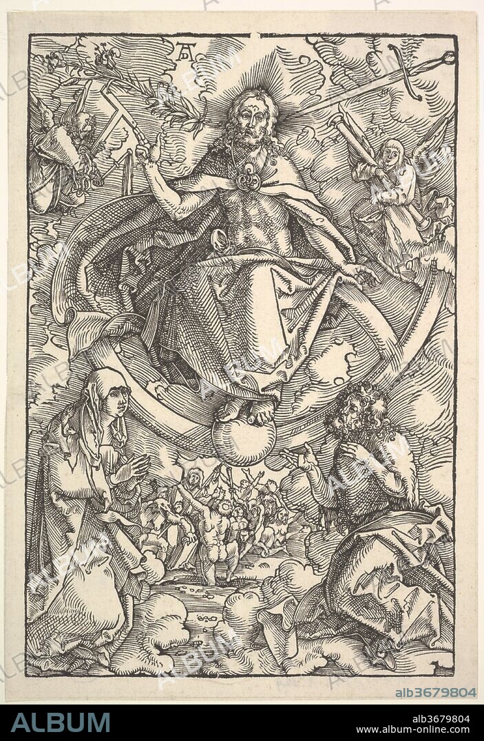 The Last Judgment. Artist: Hans Baldung (called Hans Baldung Grien) (German, Schwäbisch Gmünd (?) 1484/85-1545 Strasbourg (Strassburg)). Dimensions: Sheet: 10 15/16 × 8 1/4 in. (27.8 × 21 cm). Date: 1505.