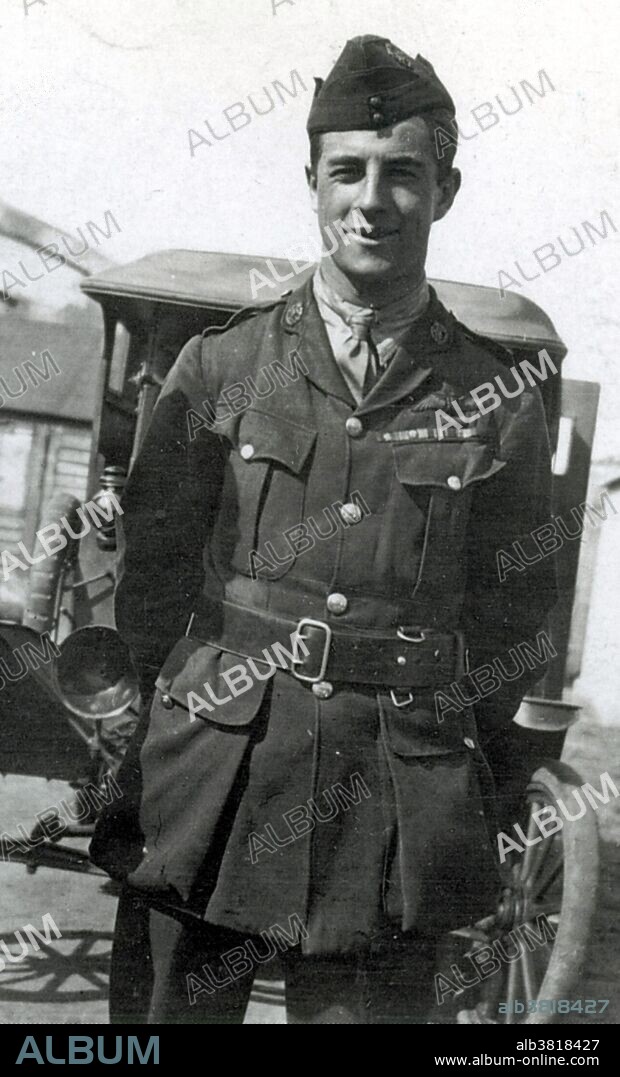 James Thomas Byford McCudden (March 28, 1895 - July 9, 1918) was an English First World War flying ace and among the most highly decorated airmen in British military history. Having an interest in mechanics he transferred to the Royal Flying Corps (RFC) in 1913 at which time he first came into regular contact with aircraft. Out the outbreak of war in 1914 he flew as an observer before training as a fighter pilot in 1916. He claimed his first victory in September 1916. McCudden claimed his fifth victory, making him an ace in February 1917. For the next six months he served as an instructor and flew defensive patrols over London. He returned to the frontline in the summer, 1917. That same year he dispatched a further 31 enemy aircraft while claiming multiple victories in one day on 11 occasions. On July 9, 1918 McCudden was killed in a flying accident when his aircraft crashed following an engine fault. His rank at the time of his death was Major, a significant achievement for a man who had begun his career as a non-commissioned officer. At his death he had amassed 57 enemy aircraft placing him seventh on the list of the war's most successful aces. With his six British medals and one French, he received more awards for gallantry than any other airman of British nationality serving in WWI.