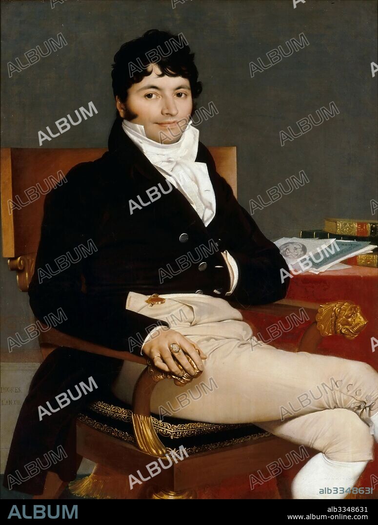 JEAN AUGUSTE DOMINIQUE INGRES. Monsieur Philibert Rivière.