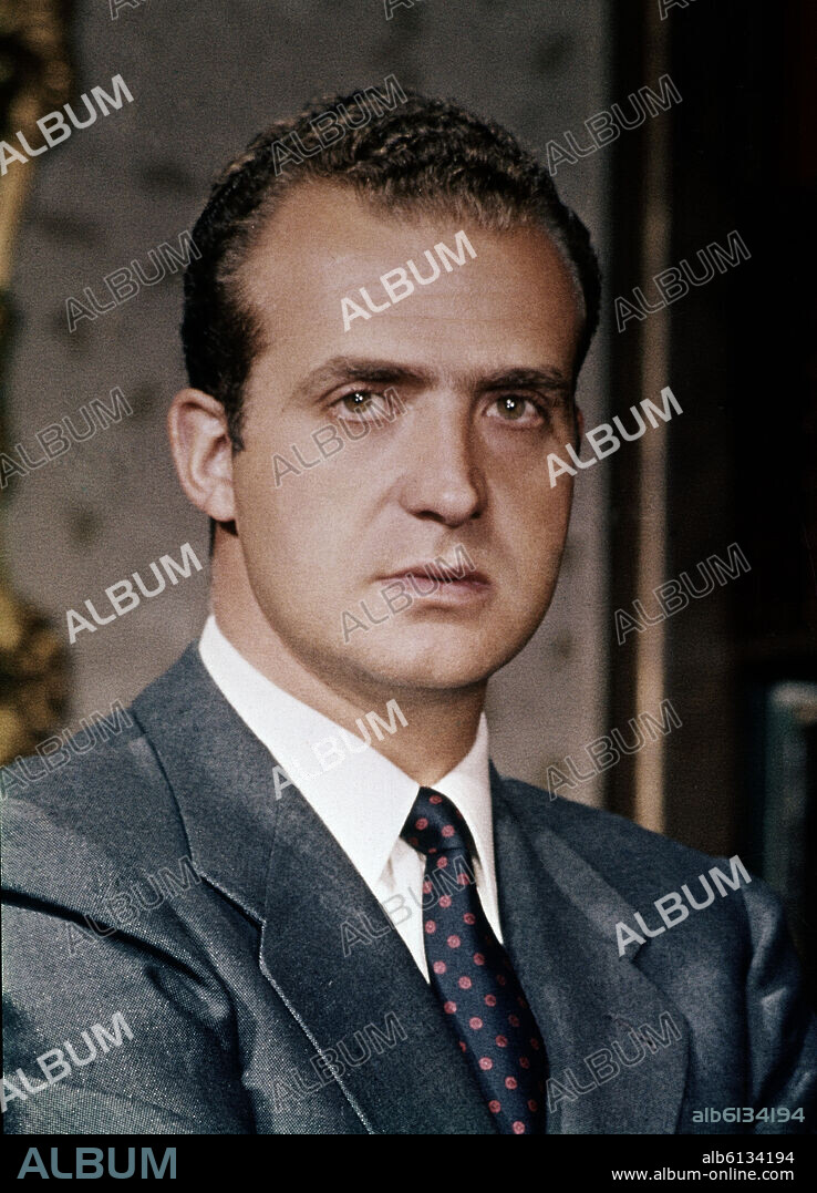 Portrait of Juan Carlos, King of Spain.