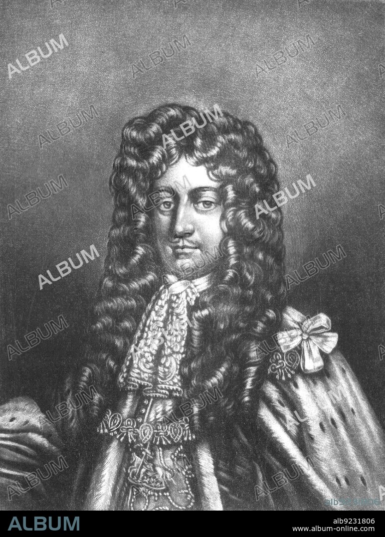ROBERT DUNKARTON. 'Laurence Hyde, Earl of Rochester; Obit 1711', 1815. From From "Portraits of characters illustrious in British History from the beginning of the reign of Henry the Eighth to the end of the reign of James the Second" [Samuel Woodburn, London, 1815].