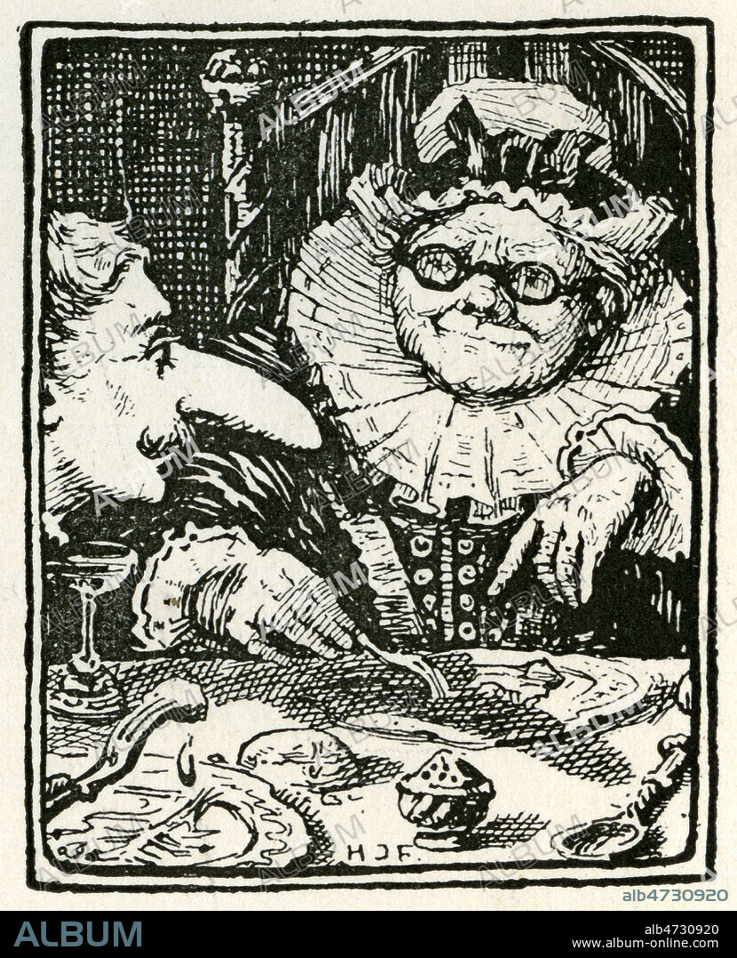Le prince Désir et la princesse Mignonne conte du cabinet des fees par Jeanne-Marie LEPRINCE de BEAUMONT (1711-1780) repris par Andrew LANG - The blue fairy book Londres, 1889. Credit JEAN VIGNE / KHARBINE TAPABOR.