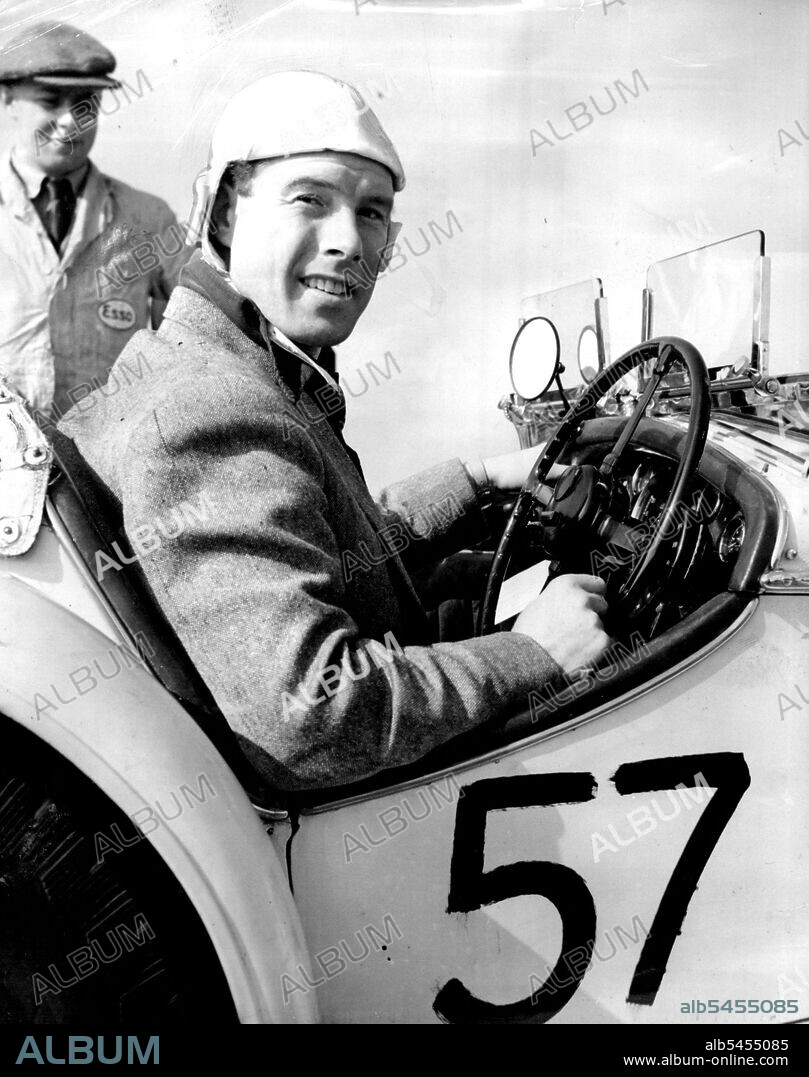 Reg Harris - Cyclist. March 23, 1951. (Photo by Reuterphoto).