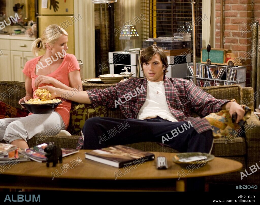 ASHTON KUTCHER and CAMERON DIAZ in WHAT HAPPENS IN VEGAS, 2008, directed by TOM VAUGHAN. Copyright 21 LAPS ENTERTAINMENT/MOSAIC MEDIA GROUP/PENN STATION ENTERT / BAILEY, K.C.