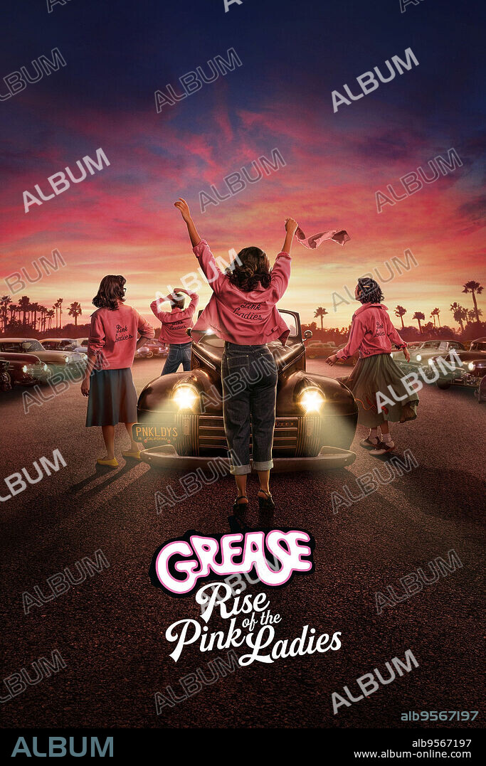Poster of GREASE: RISE OF THE PINK LADIES, 2023, directed by ALETHEA JONES. Copyright PARAMOUNT TELEVISION.