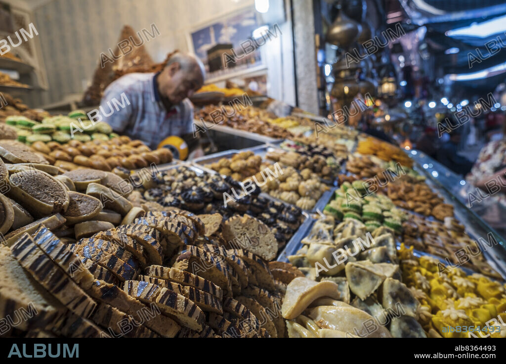 souk street, marrakesh, morocco, africa.