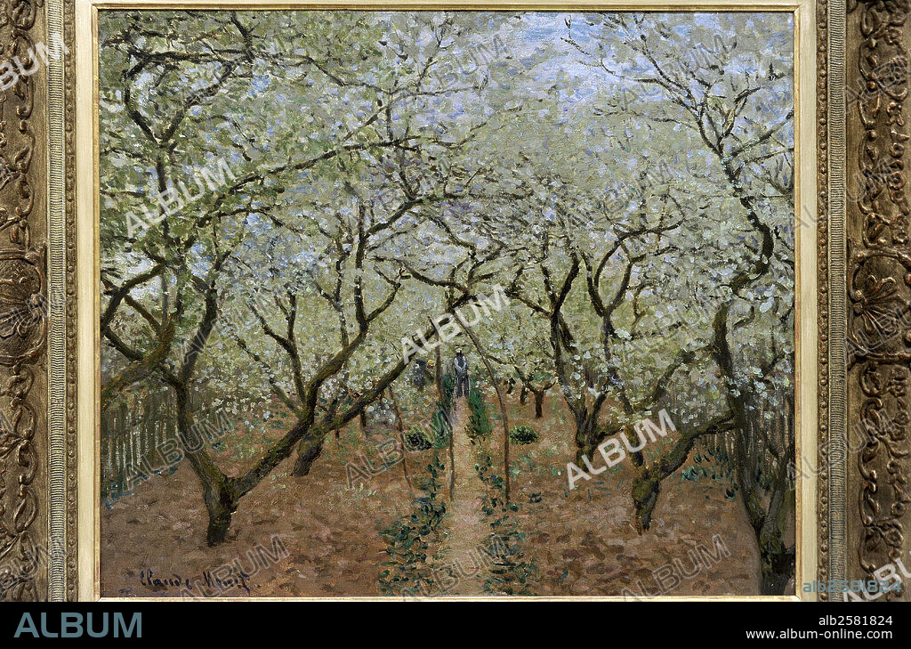Claude Monet (1840-1926). French Impressionist painter. Orchard in bloom, 1879. National Gallery. Prague. Czech Republic.