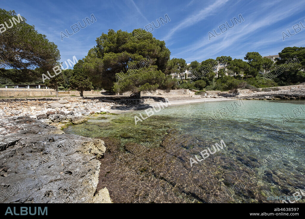 Calo de Sa Torre, Portopetro, - Club Mediterranée -, Santanyí municipal area, Mallorca, Balearic Islands, Spain.