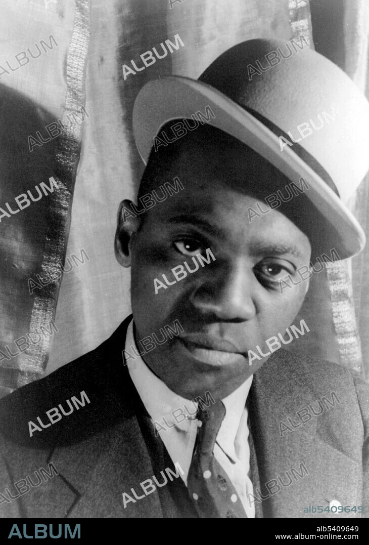 Bill (Bojangles) Robinson (May 25, 1878 - November 25, 1949) was an African-American tap dancer, actor, and singer. His career mirrored changes in American entertainment tastes and technology; minstrel shows, vaudeville, Broadway theatre, the recording industry, Hollywood films, radio and television. He is best known for his dancing with Shirley Temple in a series of 1930s films, and for starring in the musical Stormy Weather (1943), loosely based on his own life. Despite being the highest-paid black performer of the time, Robinson died penniless, and his funeral was paid for by longtime friend Ed Sullivan. Carl Van Vechten, 1933 (cropped and cleaned).