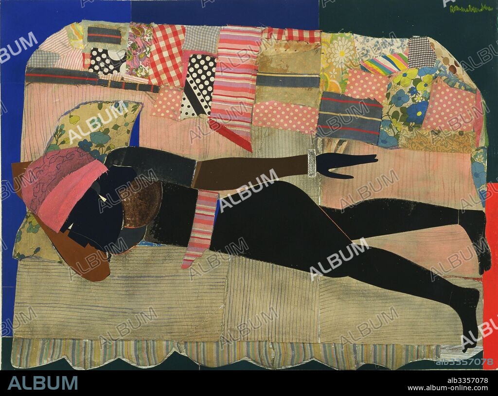ROMARE BEARDEN. Patchwork Quilt.