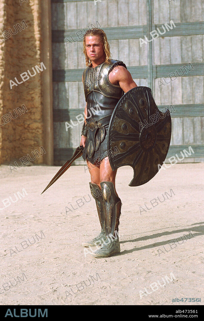 BRAD PITT in TROY, 2004, unter der Regie von WOLFGANG PETERSEN. Copyright WARNER BROS.