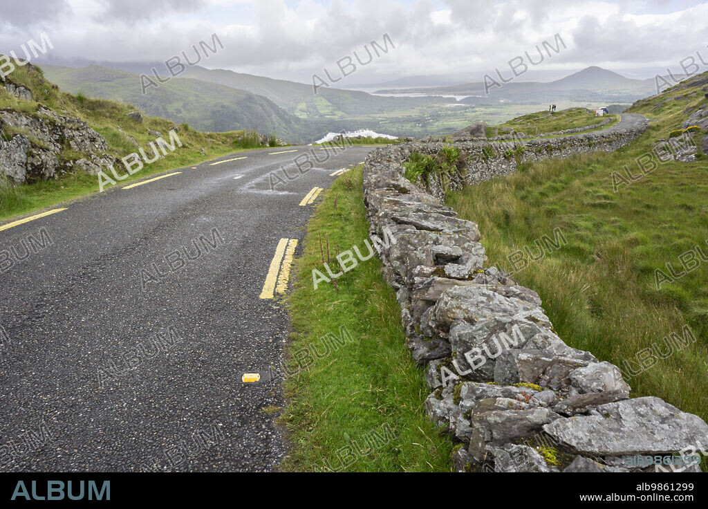 Healy Pass (R574) on the Beara peninsula, Ireland, United Kingdom.