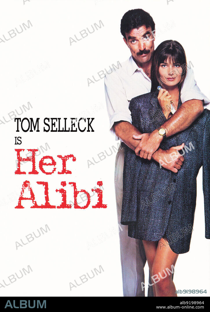 Poster de SU COARTADA, 1990 (HER ALIBI), dirigida por BRUCE BERESFORD. Copyright WARNER BROTHERS.
