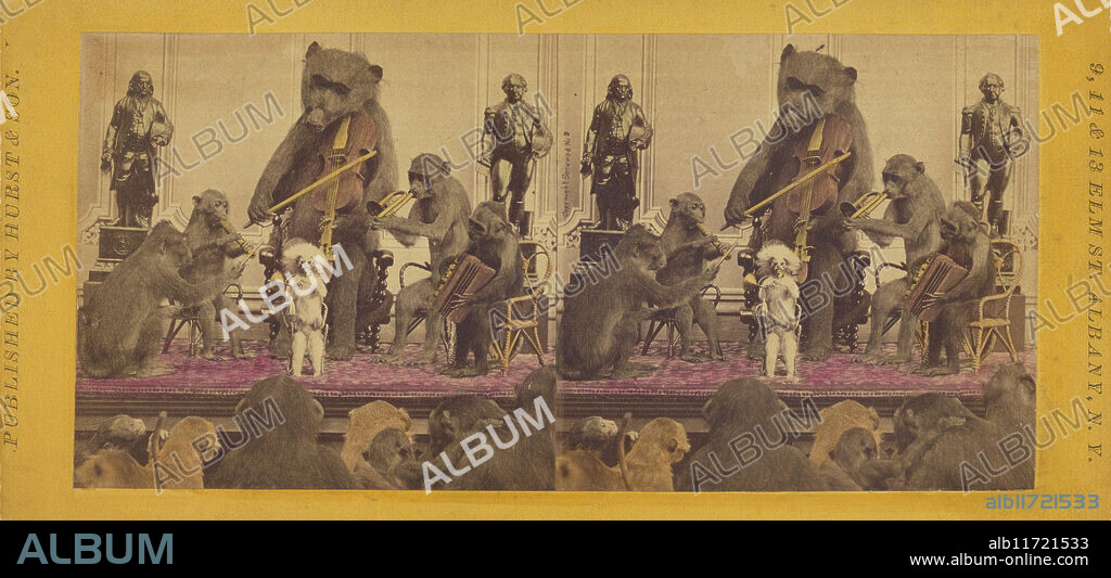 The Band. - \Music hath charms to soothe the savage beast.\, 1870.