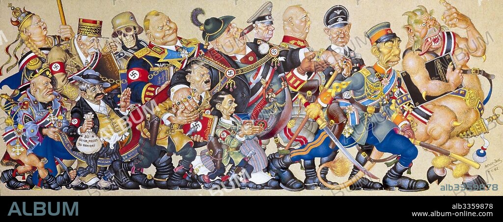 ARTHUR SZYK. Satan Leads the Ball.