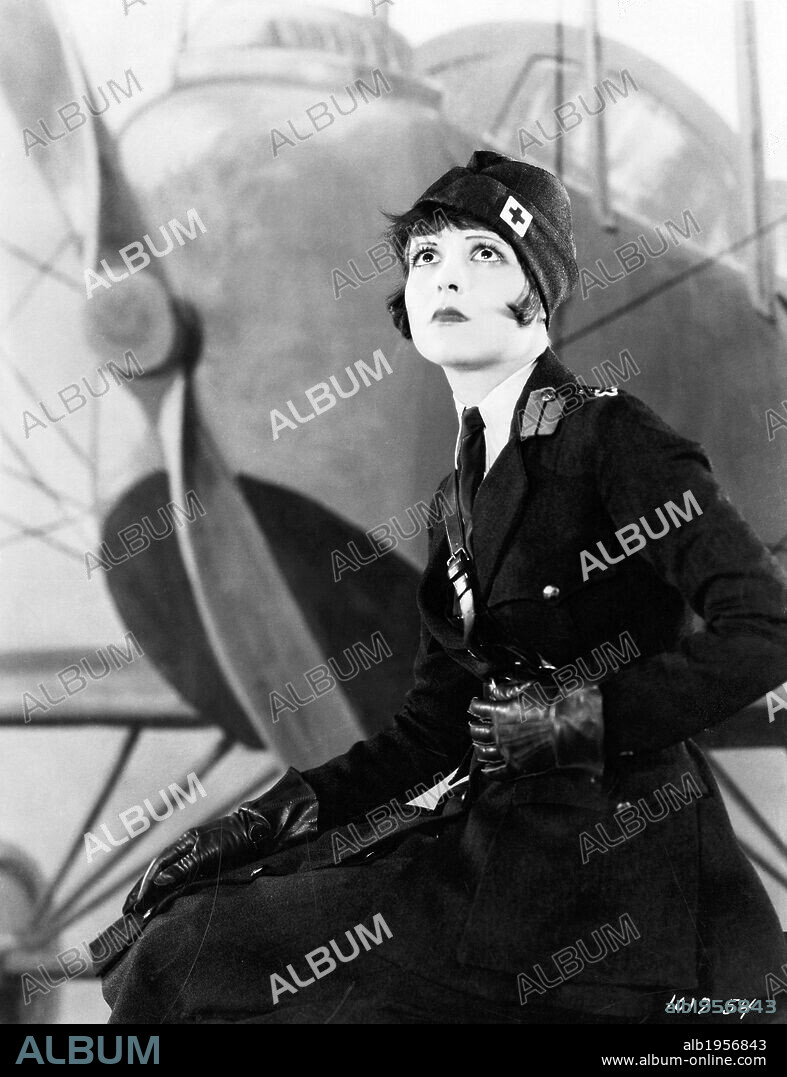 CLARA BOW dans WINGS, 1927, réalisé par WILLIAM A. WELLMAN. Copyright PARAMOUNT PICTURES.