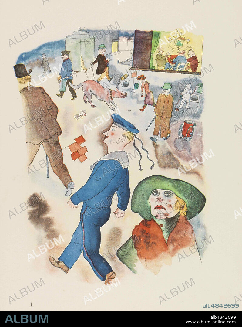 GEORGE GROSZ. Ecce Homo.