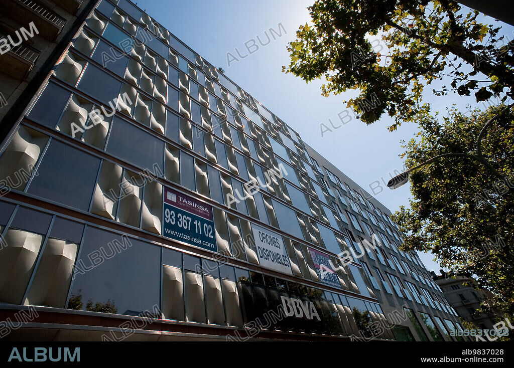 J.Mª.FARGAS.ENRIC TOUS/ BANCA CATALANA, PASEO DE GRACIA, 1965,S.XX.