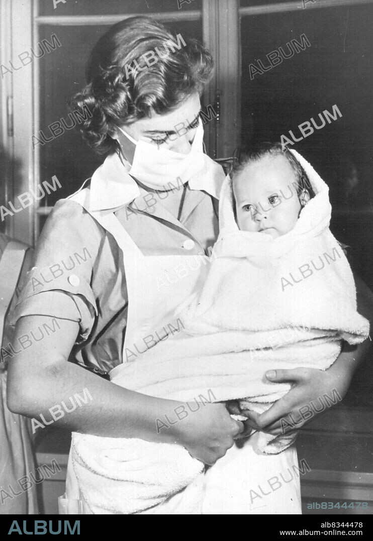 Princess Learns to 'Bring up Baby'This Baby is really getting Royal Treatment for his nurse is 19-year-old Princess Margaretha, Grand-Daughter of King Gustav of Sweden.The Princess is Learning the art of baby care. She is one of ten Probationers Stockholm Hospital. October 26, 1953. (Photo by Paul Popper, Paul Popper Ltd).