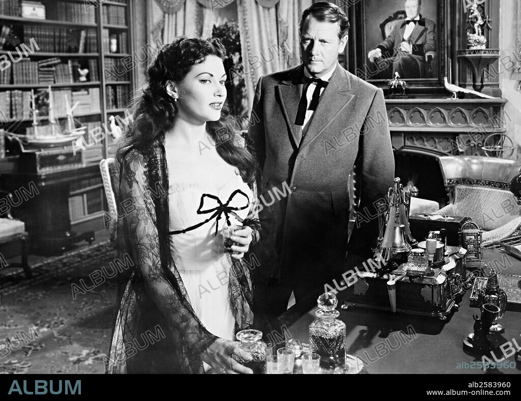 JOEL MCCREA and YVONNE DE CARLO in THE SAN FRANCISCO STORY, 1952, directed by ROBERT PARRISH. Copyright WARNER/FIDELITY.