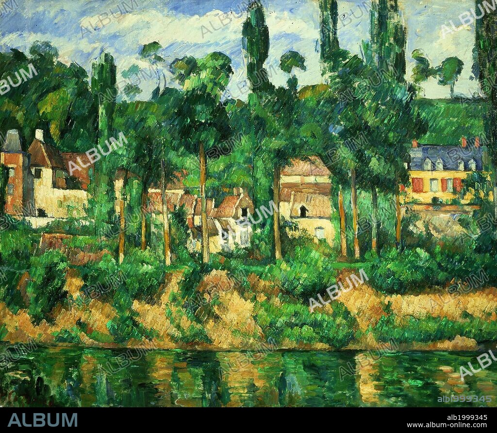PAUL CÉZANNE. Paul Cézanne / 'The chateau at Medan', 1879-1881, Oil on canvas, 59 x 72 cm.