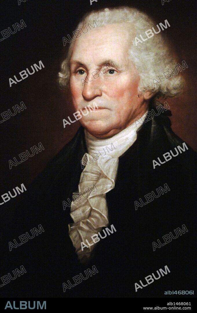 George Washington (1732-1799). First President of the United States (1789-1797). Portrait (1795) by Rembrandt Peale (1778-1860). National Portrait Gallery. Washington D.C. United States.
