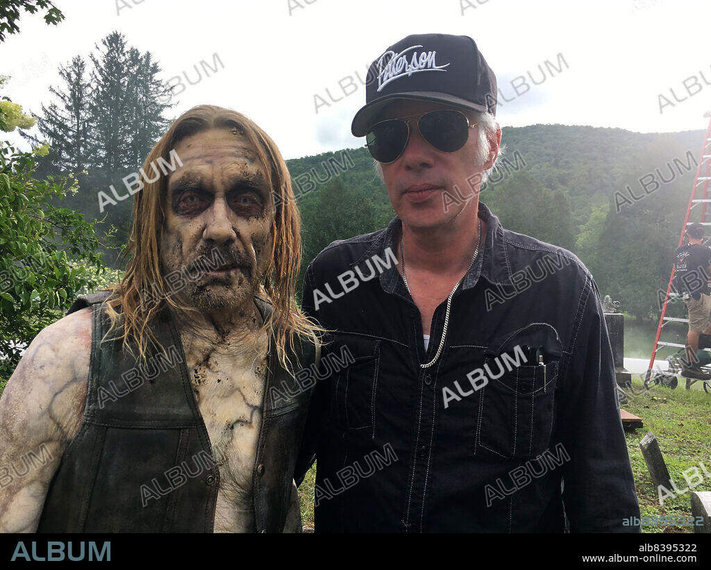 IGGY POP and JIM JARMUSCH in THE DEAD DON'T DIE, 2019, directed by JIM JARMUSCH. Copyright ANIMAL KINGDOM.