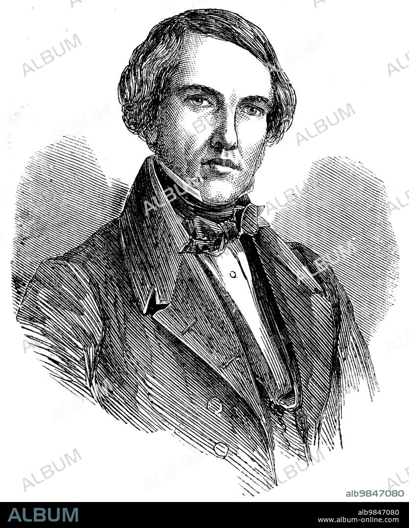 Sir John Lawrence, Bart., G.C.B., Chief Commissioner of the Punjaub, 1858. 'Sir John Mair Laird Lawrence...[who] has recently been raised to the dignity of a Baronet...is a man who has won his way to the highest point of fame by the plain and simple force of native genius, joined to energy and industry, administrative talents of the highest order, and a knowledge of mankind in general, and of the native character in India in particular...in 1849, on the termination of the second Sikh war, the Punjaub was formally annexed...to the British rule, [and] Mr. Lawrence was appointed, together with his brother, Joint Commissioner of that important province..."it was no ordinary task...to exercise authority in that part of her Majesty's dominions, and to endeavour to bring a military people like that into order and subjection. Sir John Lawrence had to organise that Government, and he administered it with so much wisdom that he converted a nation of soldiers into a nation of tillers of the soil; he realised the scriptural blessing-turning swords into ploughshares"...Sir John's salary has recently been raised to the full amount of £10,000 a year; and...a life pension of £2000 a year was settled on him by the Court of Directors'. From "Illustrated London News", 1858.
