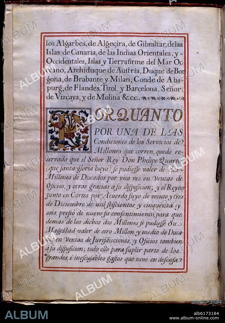 CEDULA DE CONCESION DE PRIVILEGIO DE VILLAZGO A DON BENITO - 13 DE JULIO DE 1735 - PAGINA 1 - REVERSO.