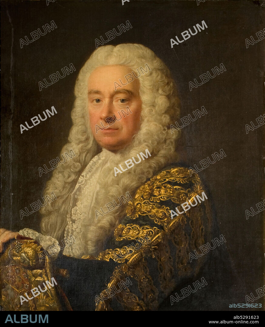 ALLAN RAMSAY. Portrait of Philip Yorke, 1st Earl of Hardwicke, 1750-64.