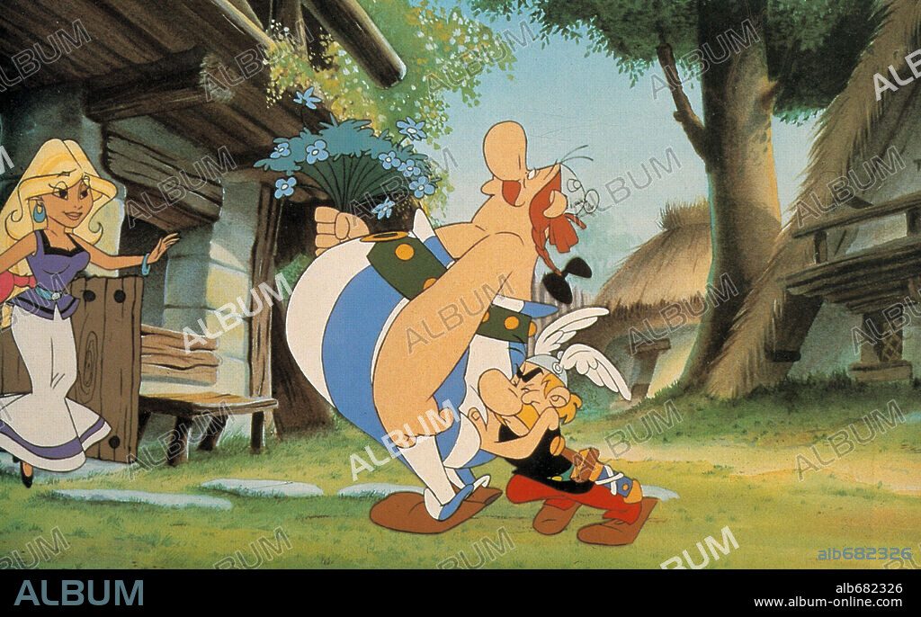 ASTERIX VERSUS CAESAR, 1985 (ASTERIX ET LA SURPRISE DU CESAR), directed by GAETAN BRIZZI and PAUL BRIZZI. Copyright DARGAUD FILMS.