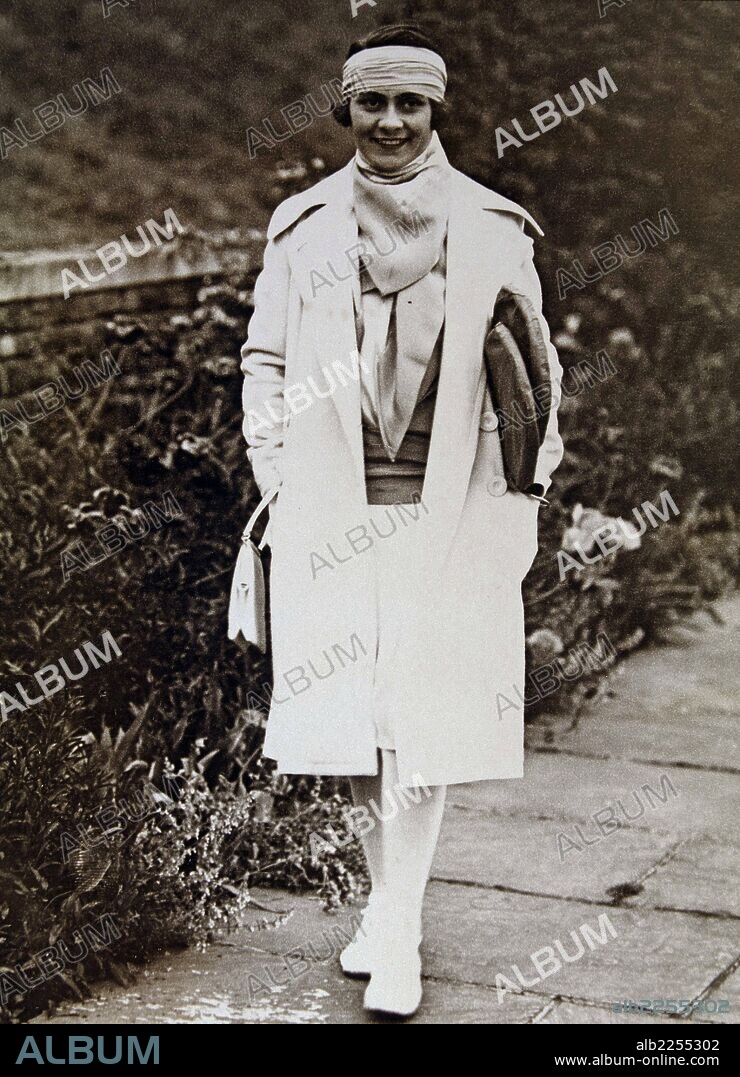 LILY ALVAREZ ( MARIA GONZALEZ ALVAREZ ). TENISTA ESPAÑOLA .1905 - 1998. REPRODUCCION FOTO. SFGP / © KORPA.