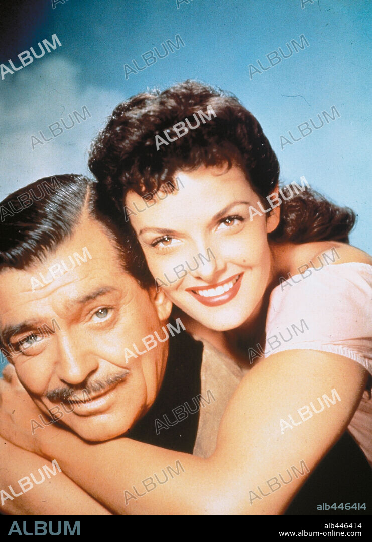 CLARK GABLE in THE TALL MEN, 1955, directed by RAOUL WALSH. Copyright 20TH CENTURY FOX.
