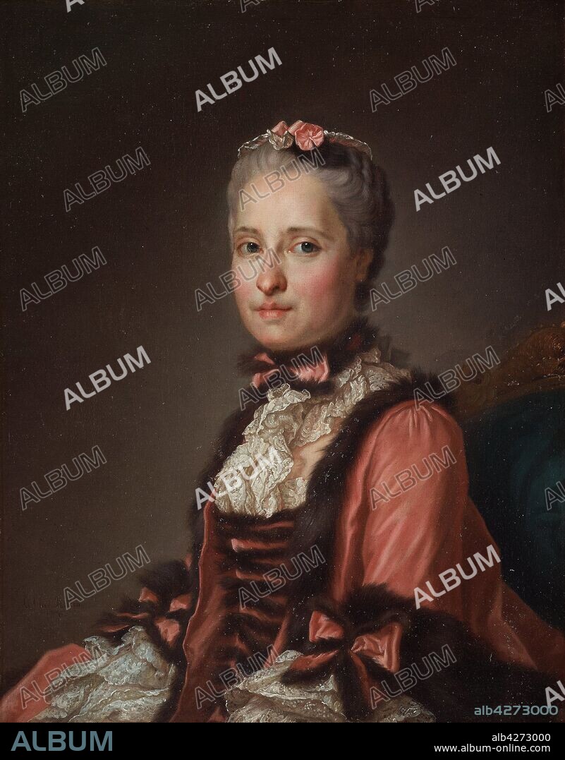 ALEXANDER ROSLIN. Portrait of Princess Maria Josepha of Saxony (1731-1767).