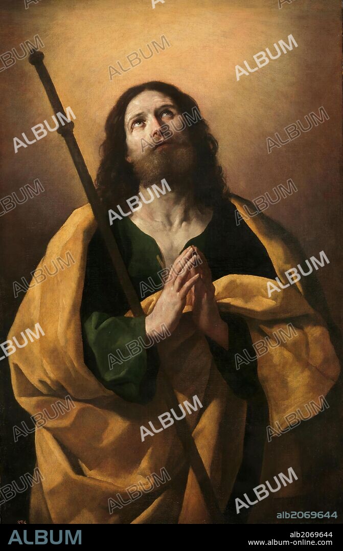 Guido Reni / 'The Apostle Santiago, the Elder', 1618-1623, Italian School, Oil on canvas, 135 cm x 89 cm, P00212.