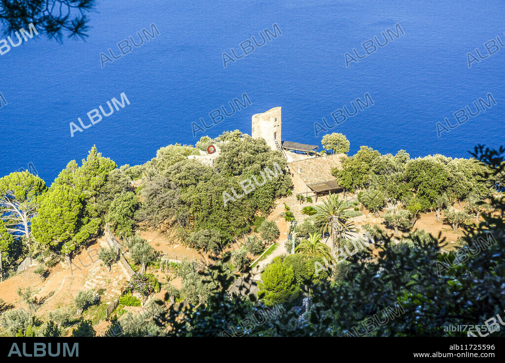 Son Galceran watchtower, XVI century, Valldemossa, Tramuntana. Mallorca, Balearic Islands. Spain.