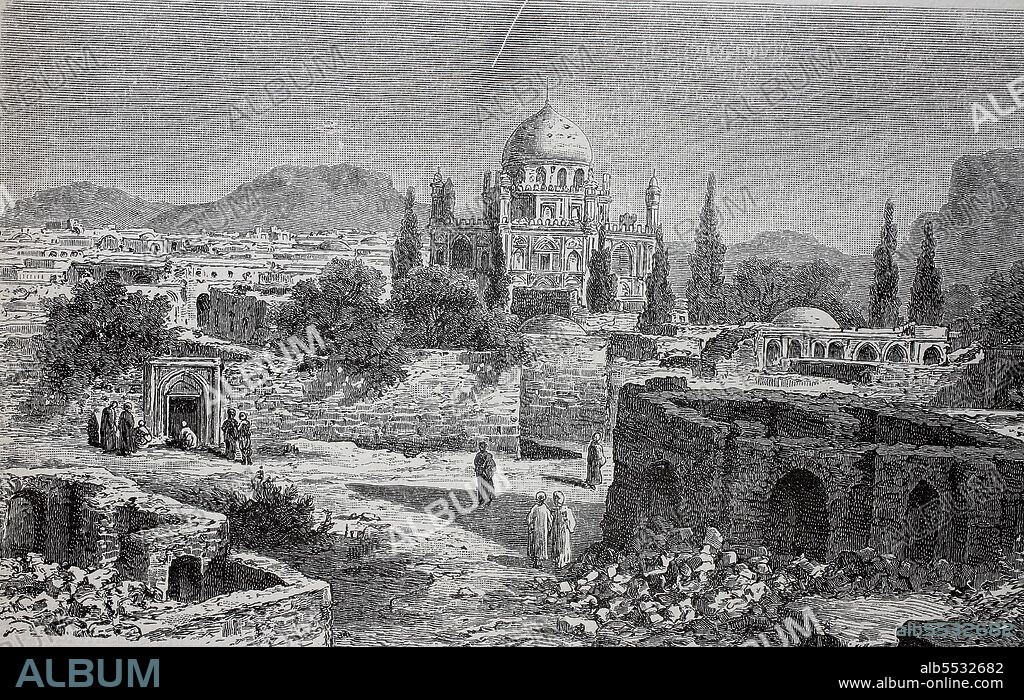 Kandahar, third largest city in Afghanistan. Here in 1880.