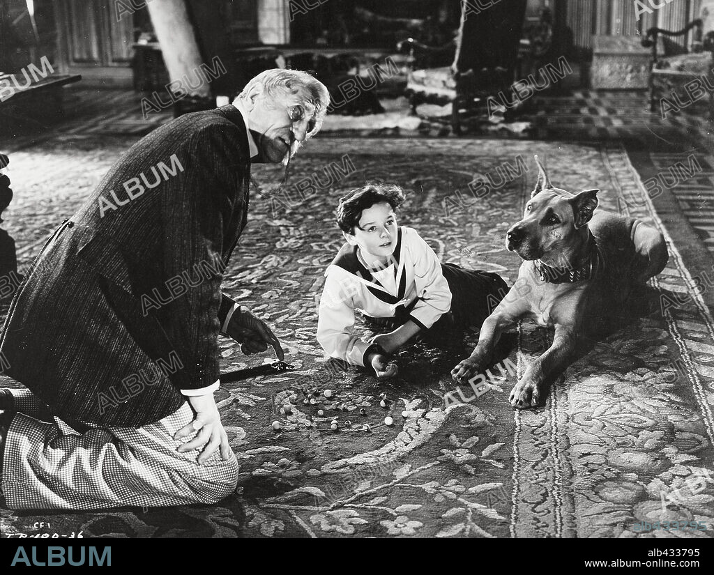 C. AUBREY SMITH y FREDDIE BARTHOLOMEW en EL PEQUEÑO LORD, 1936 (LITTLE LORD FAUNTLEROY), dirigida por JOHN CROMWELL. Copyright UNITED ARTISTS.