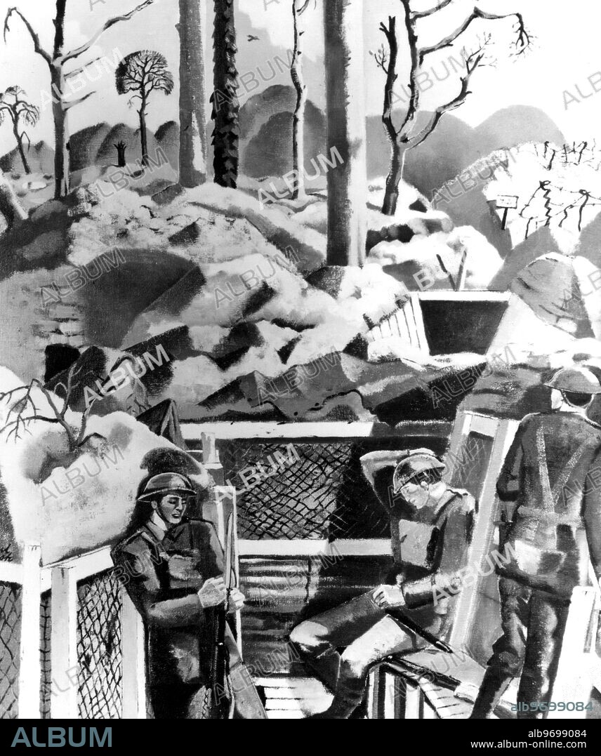 Spring in the Trenches, Ridge Wood, 1917. Paul Nash.