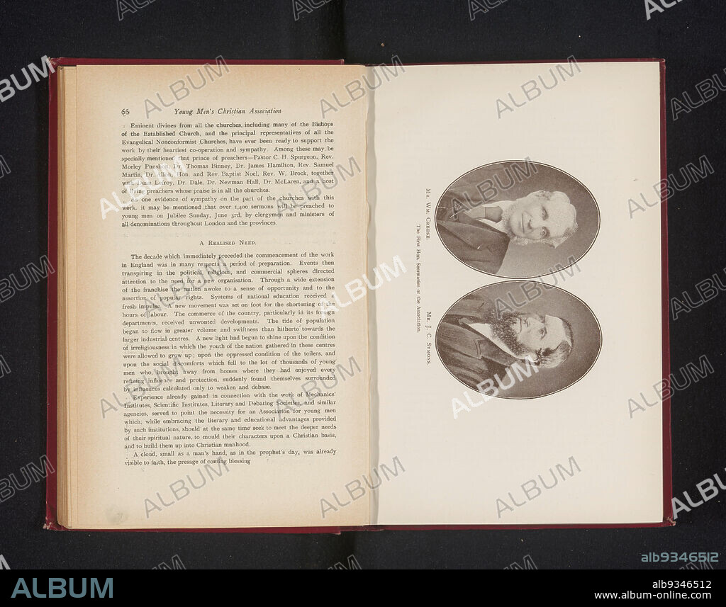 Two portraits, pictured William Creese and J.C. Symons, Mr. Wm. Creese (title on object), Mr. J. C. Symons (title on object), maker: anonymous, c. 1890 - in or before 1895, paper, height 110 mm × width 77 mm.