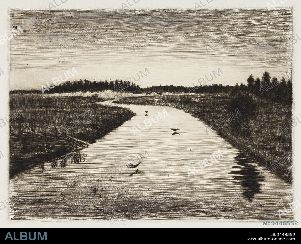 Torsten Wasastjerna, 17.12.1863, Helsinki, 1.7.1924, Helsinki, Sipoon river, 1900 - 1910, 12.5 × 16.5 cm.