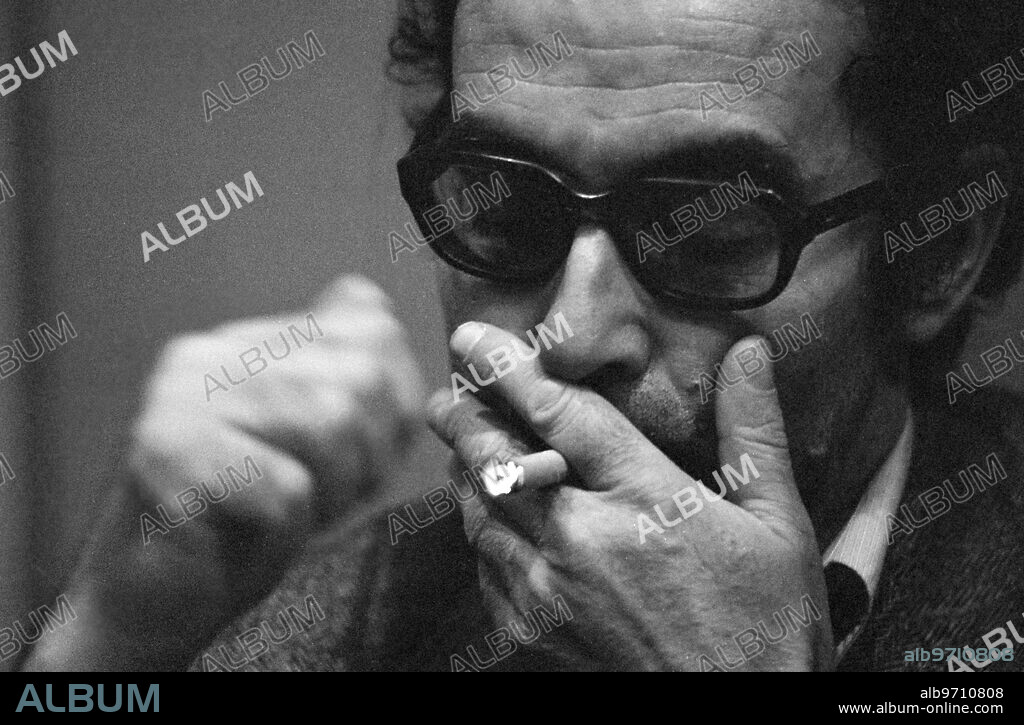 JEAN-LUC GODARD in GODARD CINEMA, 2022 (GODARD SEUL LE CINEMA), directed by CYRIL LEUTHY. Copyright JLG FILMS.